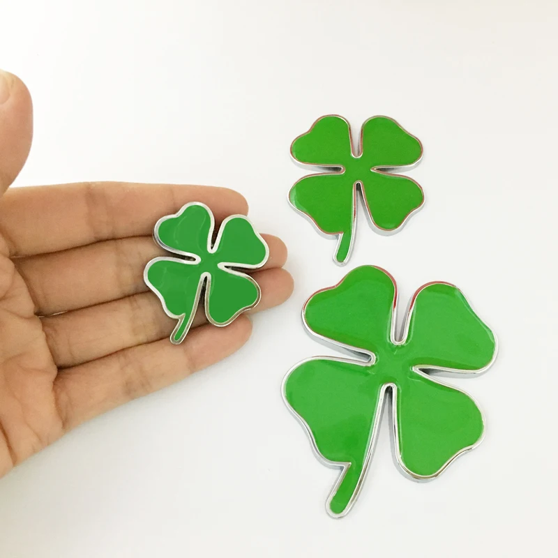 Металлический 3d значок на день зеленого клевера для Alfa Romeo Giulia Stelvio