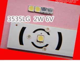 Замена для LG светодиодный подсветка 2 Вт 6 в 3535 холодный белый ЖК Подсветка для ТВ приложения