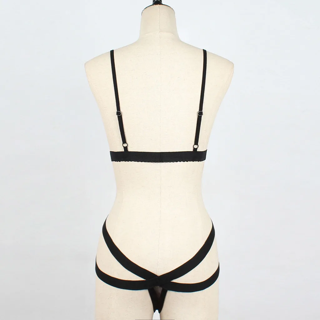 Соблазнительные женские пикантные комплекты бюстгальтер клетка удлиненный