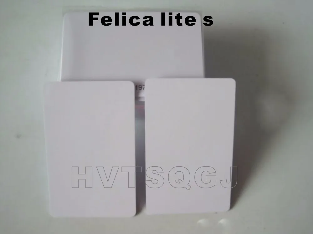 Free shopping 50 PCS 13.56MHZ Sony FeliCa Lite-S RC-S966 NFC Forum Type 3 Tag ISO18092 NFC card
