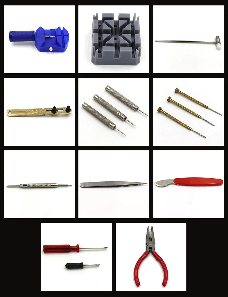 Набор инструментов для ремонта часов 16 шт. открывалка корпуса отвертка снятия