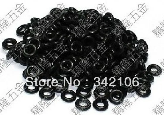 Бесплатная доставка! 500 шт. черное резиновое уплотнительное кольцо 3 ''shock'' 2