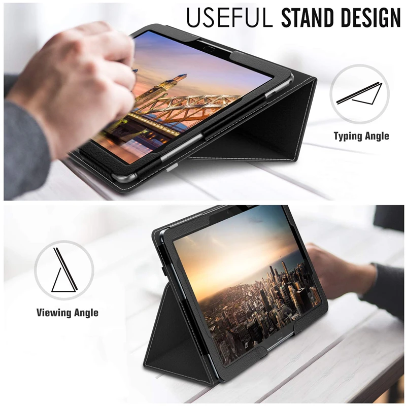 Тонкий складной чехол-подставка для Huawei MediaPad M5 Lite 10 с функцией автоматического