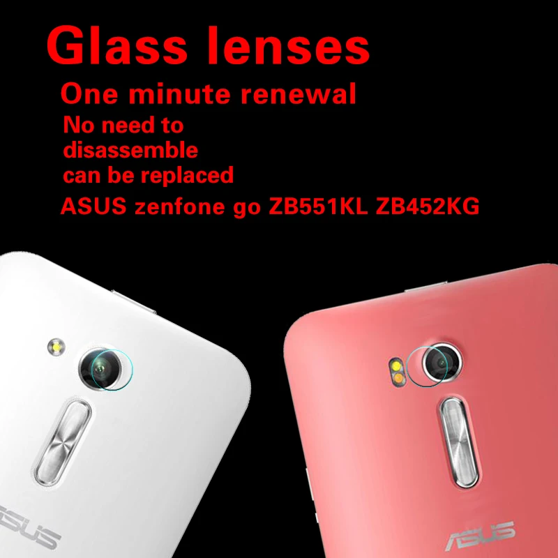 Задняя камера Объектив Закаленное стекло пленка для Asus Zenfone Go ZB452KG стеклянная ZB551KL