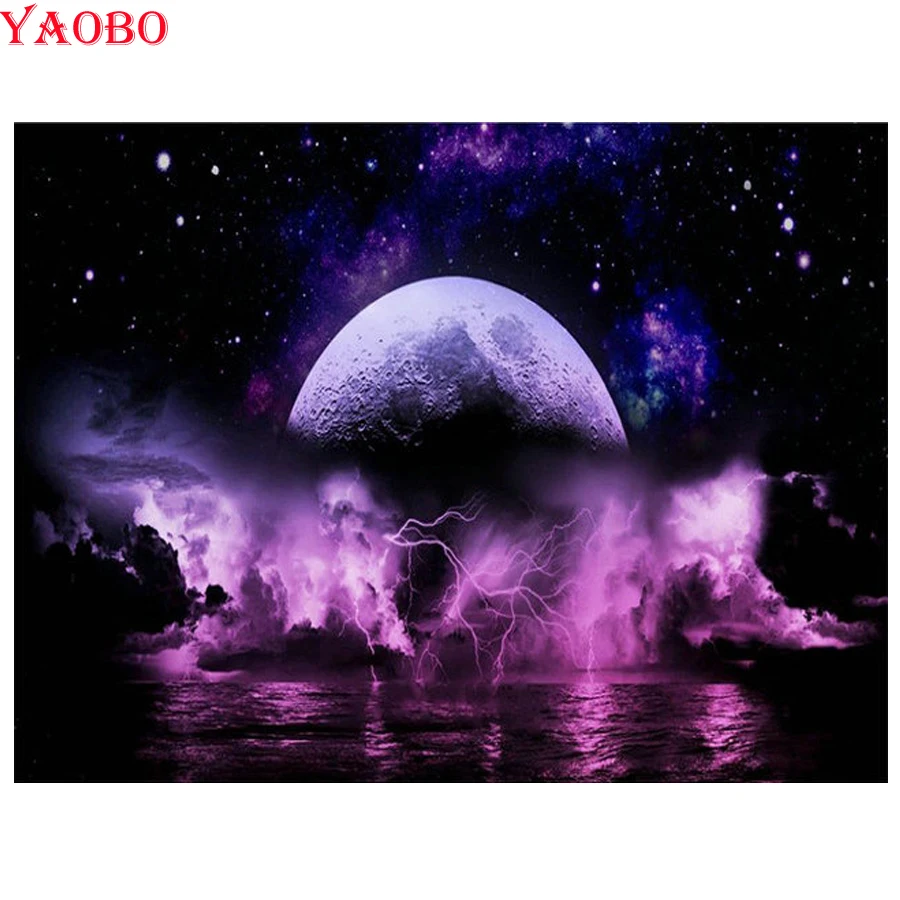 5D DIY Алмазная картина изображение Космос мозаика подарок горный хрусталь вышивка алмаз полный квадратный Круглый вышивки крестом домашний декор