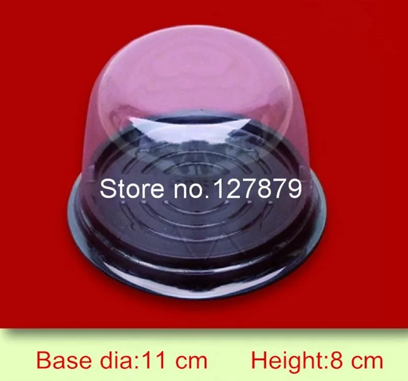 50 комплектов прозрачный пластиковый контейнер для тортов подарок