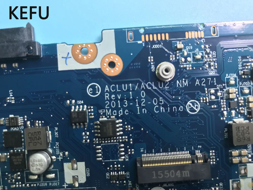 Материнская плата KEFU NM-A271 для ноутбука Lenovo G50-70 материнская с процессором I7 DDR3