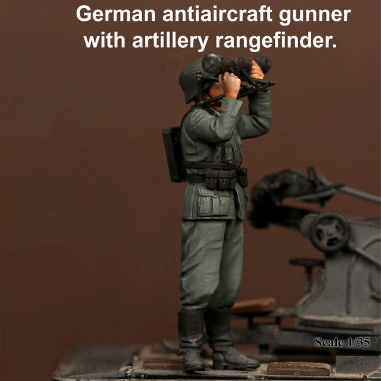 Crazy King1/35 полимерный Солдат модель немецкая ПВО рейнджер рука сделать gk белая