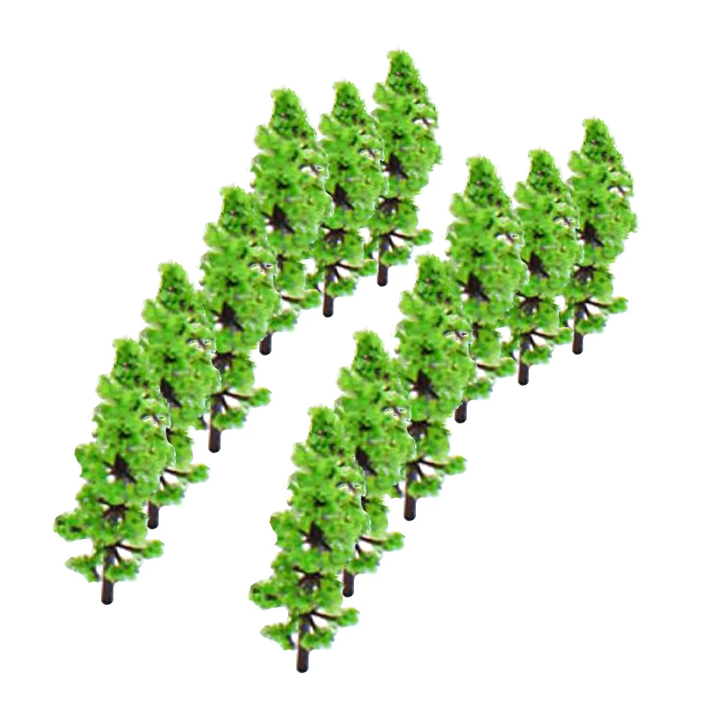 

Model Fir Tree Train Set Plastic Trunks Scenery Landscape N Z - 100PCS