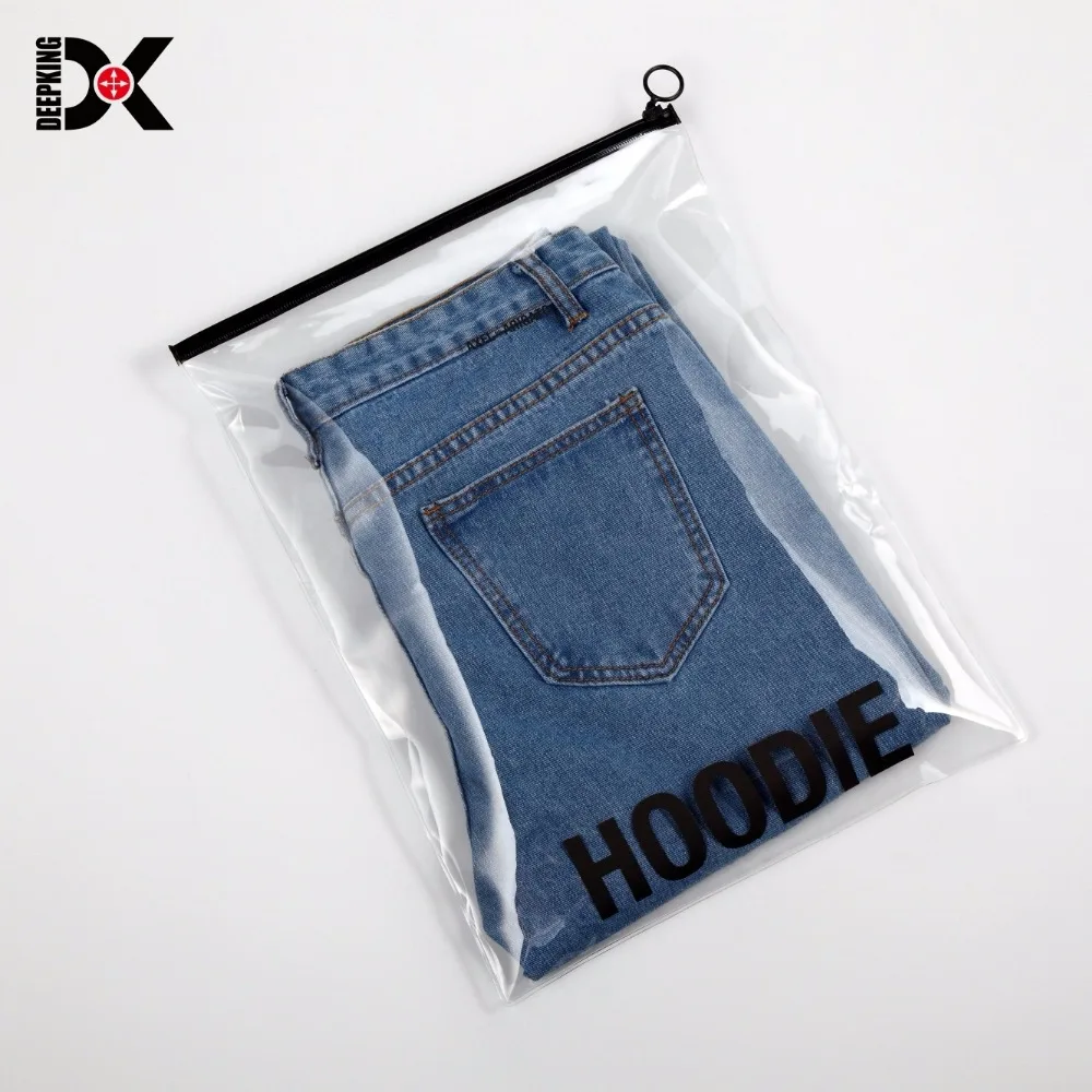 

wholesale PVC/PE clear plastic garment bags/suit cover with customized logo