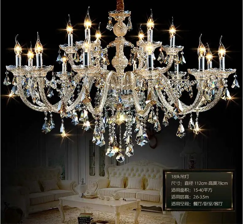 Современные хрустальные люстры Гостиная де cristal украшения Тиффани Подвески и