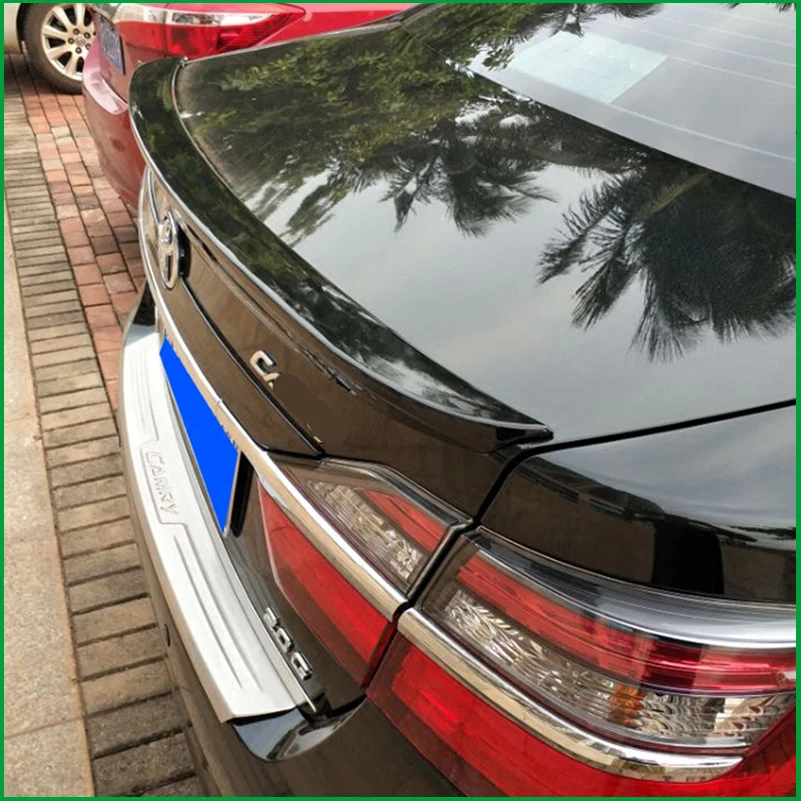 Для Toyota Camry V50 V55 2012 2016 задний спойлер высокого качества ABS Материал Черный цвет