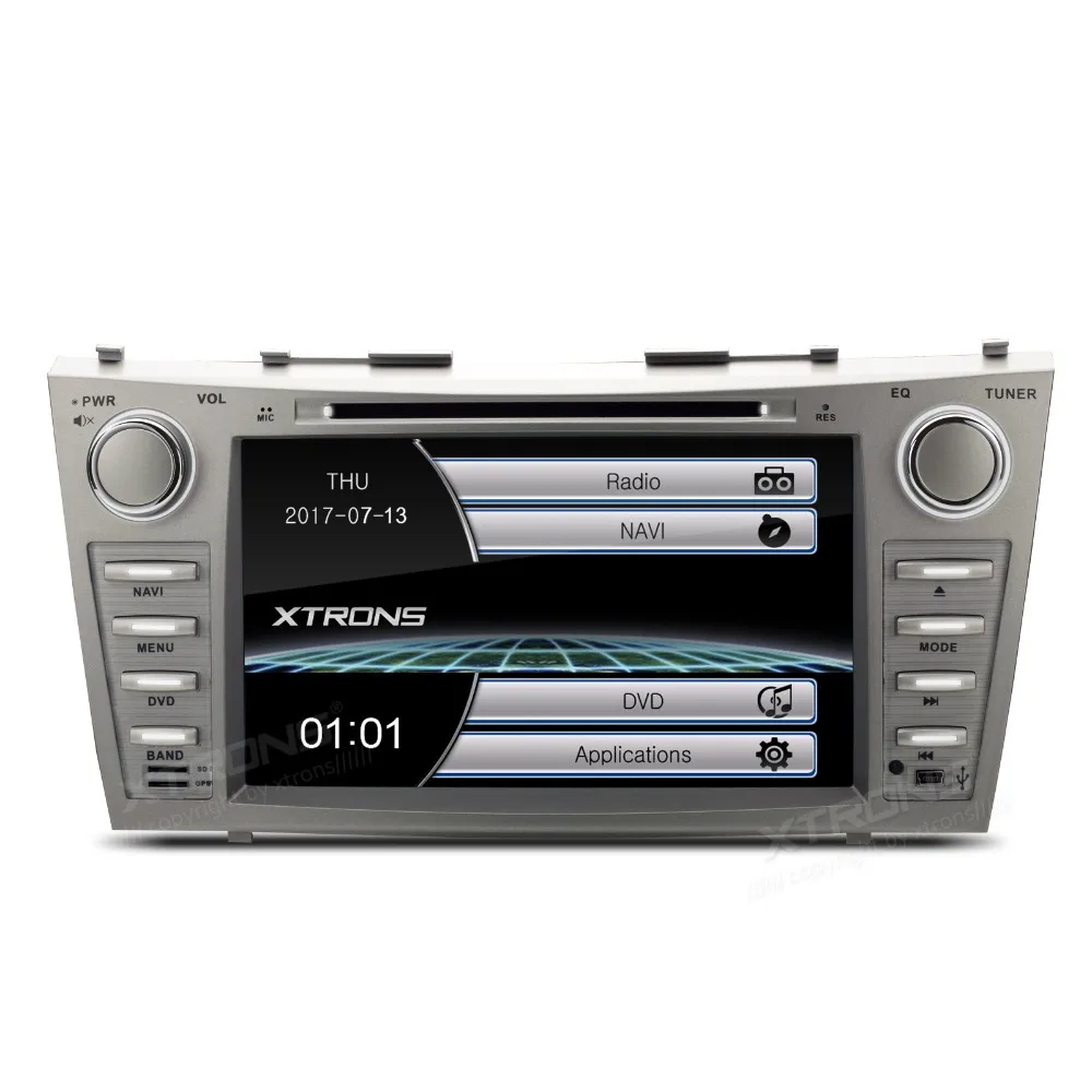 XTRONS 8 дюймов 2 din Радио DVD плеер GPS навигации в формате JPG MP4 для Тойота Aurion 2006 2007 2008 2009