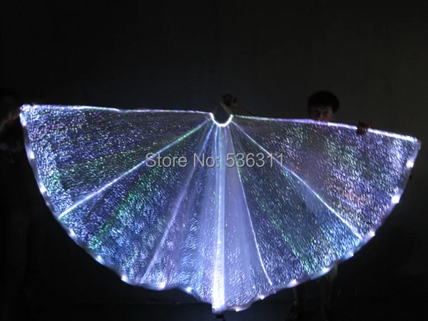 2017 LED сексуальные костюмы Модные Крылья для живота крылья танца Светящиеся