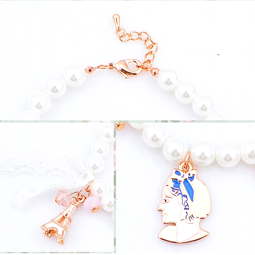 W185 Pearl Charm Bead Bracelet Women Gold Color Jewelry Wholesale 2017 New Designs Mother's Day Gift | Украшения и аксессуары