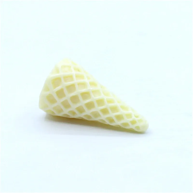 ivory Красочные шт./лот 20* мм 37 мм 3D Kawaii мороженое чашки ремесло DIY ювелирных изделий Смола Кабошон материал орнамент интимные аксессуары - Цвет: ivory
