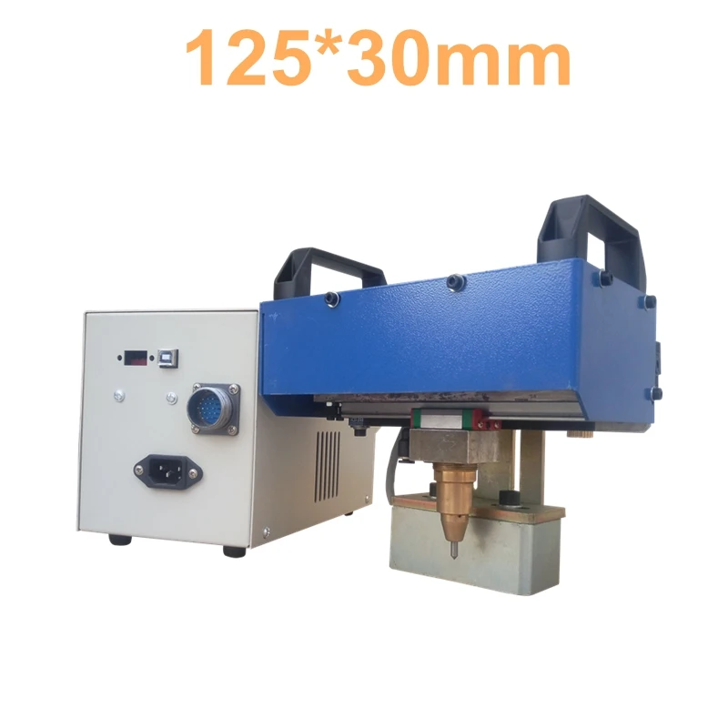 Portable pneumatic marking machine 125*30mm for Automotive frame engine motorcycle Vehicle frame Number 30-40mm/s