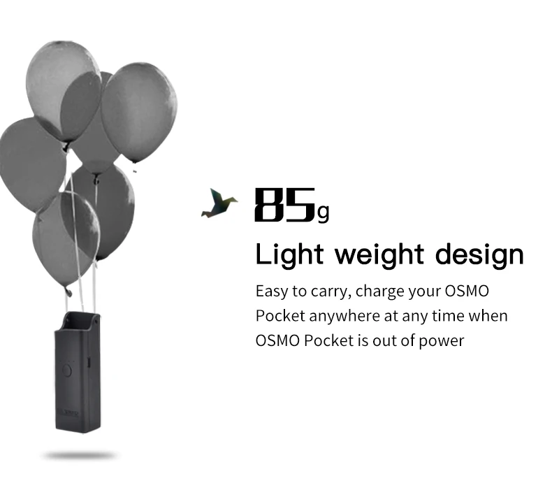 Startrc DJI OSMO Карманный зарядный чехол мини ручка карданный расширительные части аксессуары портативный внешний аккумулятор зарядное устройство