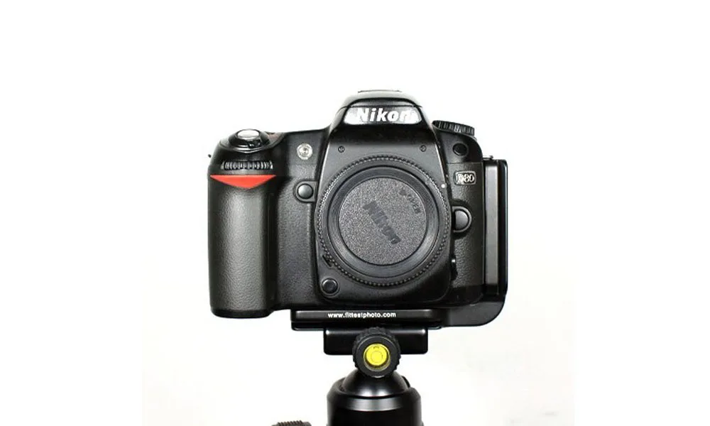 Быстросъемная Вертикальная L пластина/L кронштейн для Nikon D90 D80|l plate|quick release l platerelease