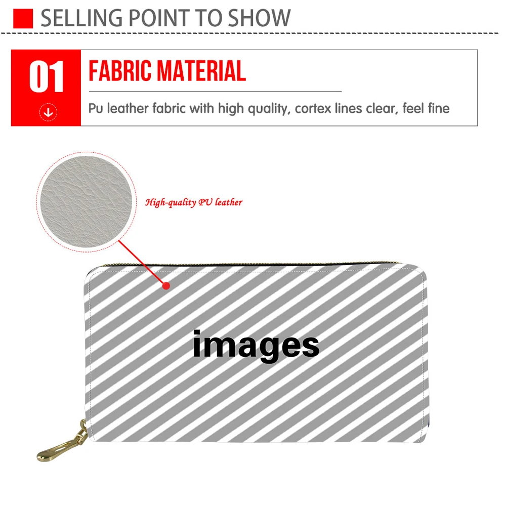 Длинные кошельки Coloranimal для женщин и мужчин кредитница/кошелек телефона кожаная