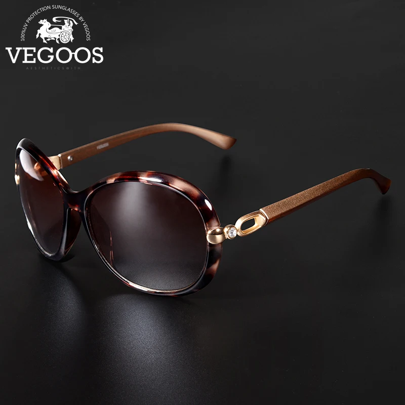 

VEGOOS Ladies Designer Sunglasses Polarized 100% UV Protection Fashion Retro Oversized Shades for Women Small Faces #9021