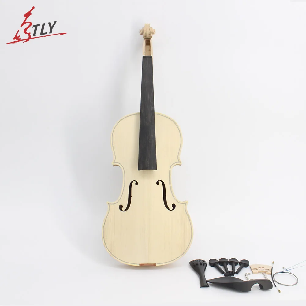 Branco sem Acabamento de Fábrica Manga de Bordo Violino Seletivo Anos Natural Seco Bricolagem Tamanho Total 10