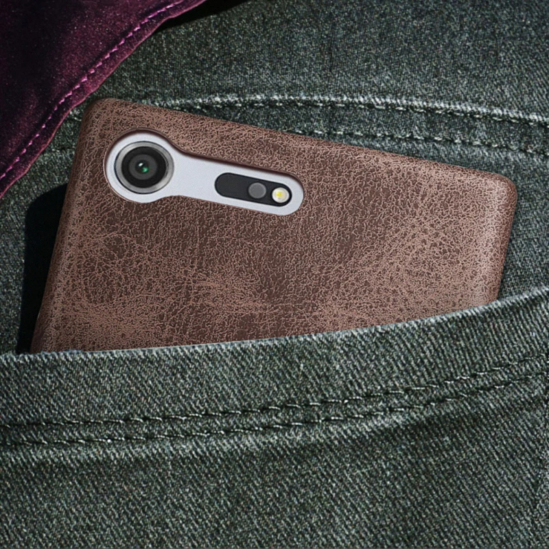 X-Level Cases For Sony Xperia XZ3 XZ2 Premium XZ1 Compact Vintage Leather Hybrid Slim Case Cover XA2 Ultra 10+ Coque |