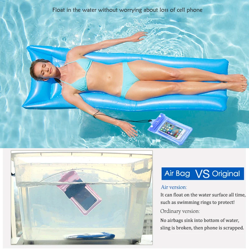 Водонепроницаемая сумка для дайвинга, дайвинга, для подводного плавания, сухое плечо, поясная сумка, карманная сумка для катания на лыжах, сноуборде, сумки для мобильного телефона, чехол