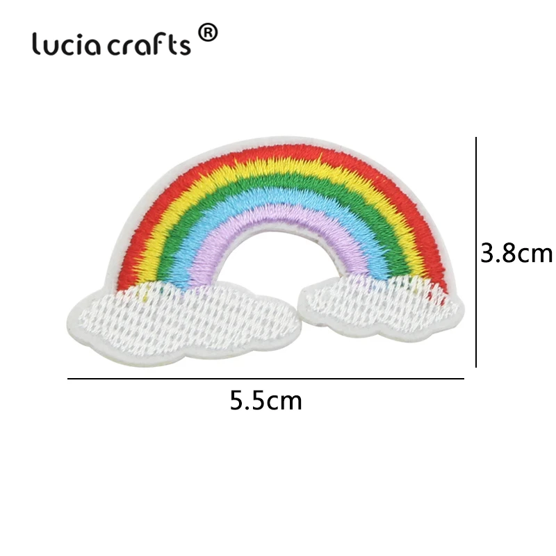 Lucia crafts 1 шт./лот мульти-Стили вышитые железные патчи для одежды наклейки значки DIY Швейные аксессуары L0903