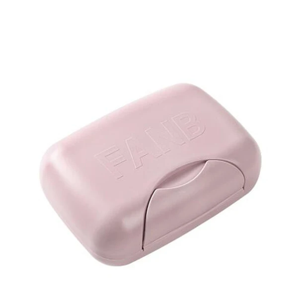 Pink Soap Dish XZJJA Портативный Открытый путешествия мыльница домашнее мыло блюдо-органайзер ванная комната мыло держатель с крышкой чехол Аксессуары для ванной комнаты - Цвет: Pink Soap Dish