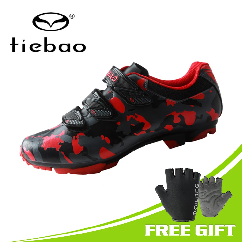 TIEBAO Новый Велоспорт обувь дышащая Sapatilha Ciclismo Mtb Для мужчин велосипед