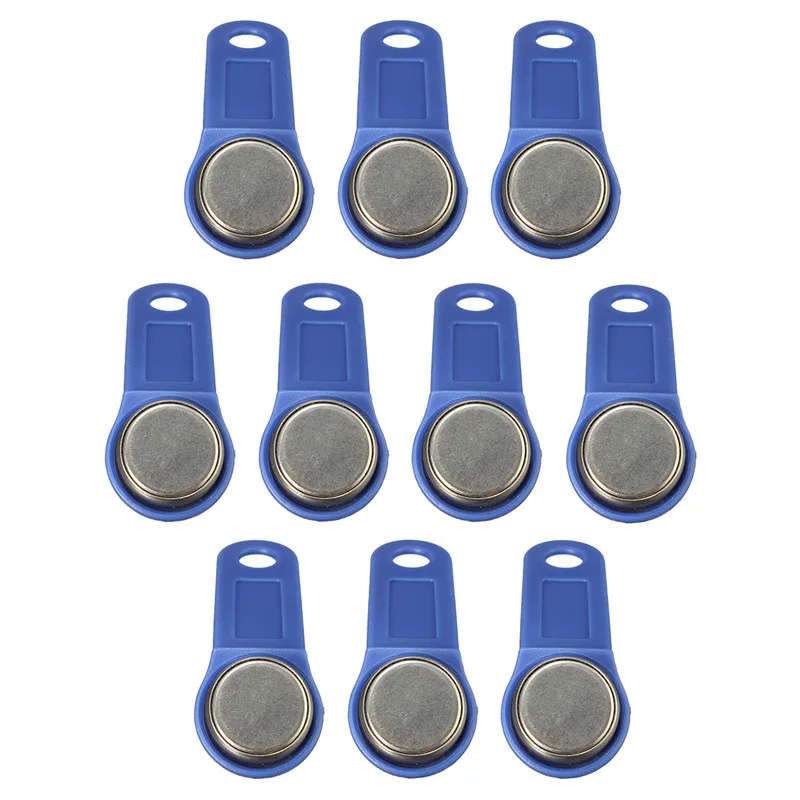 10 шт./лот перезаписываемые RFID сенсорной памятью брелок RW1990 iButton копировальных