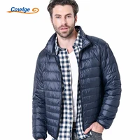 covrlge new men winter jacket ultra light 90 white duck down jackets casual portable winter coat for men down parkas mwy003