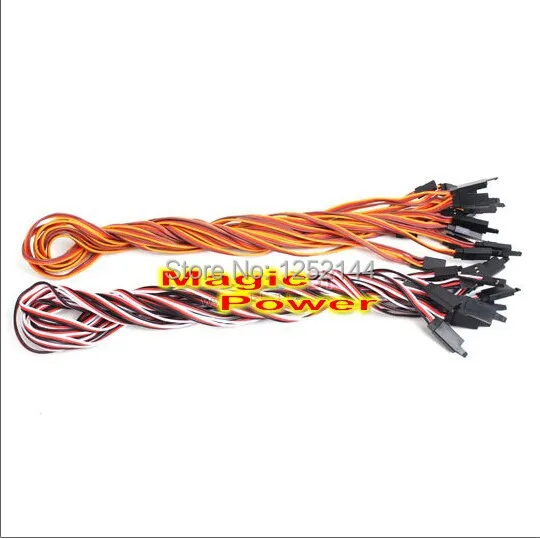 10 шт./лот Amass 22 # 22AWG 60core Futaba JR плоский удлинитель/удлинитель с крючком разной длины