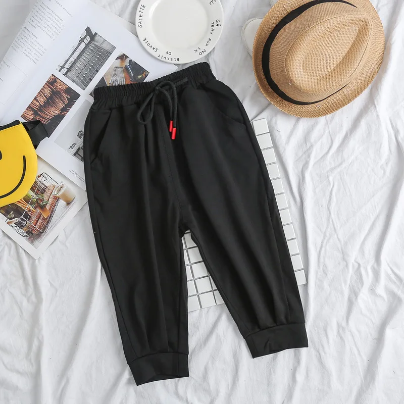 

Children Casual Trousers Baby Boys Loose Soft Pants Baby Clothes Autumn New Kids Solid Harem Pants Toddler Cotton Sport Clothing