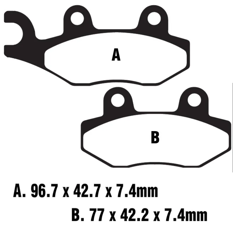 Мотоцикл Передний правый задний Тормозные колодки для Can Am сторона х командир 800 R