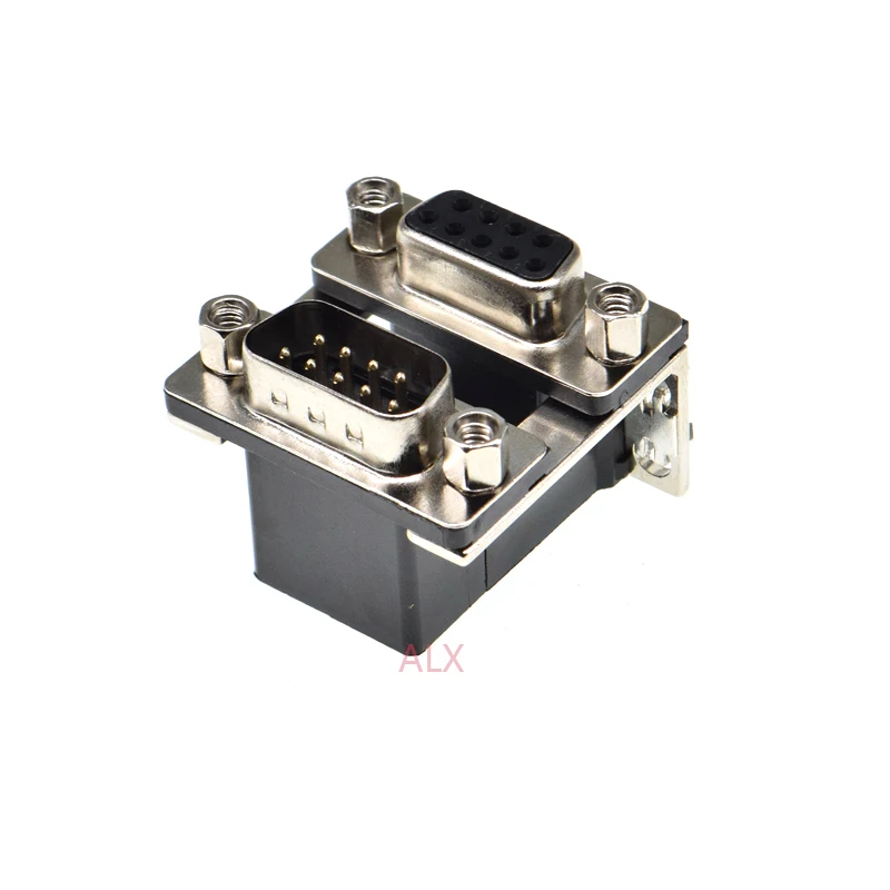 doubule DR9 DB9 Mixed MALE female PCB Mount serial port CONNECTOR RIGHT ANGLE D-Sub RS232 COM CONNECTORS Adapter 9 PIN 9P | Обустройство