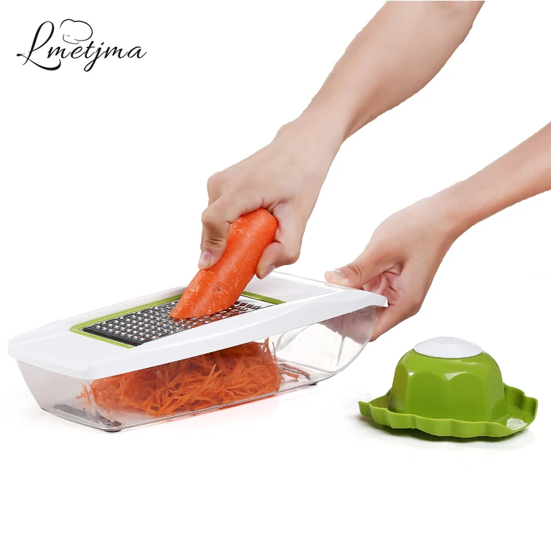 Lmetjma мандолина slicer руководство овощерезка с 5 лезвий картофель морковь терка для овощей Лук срез LK0728J