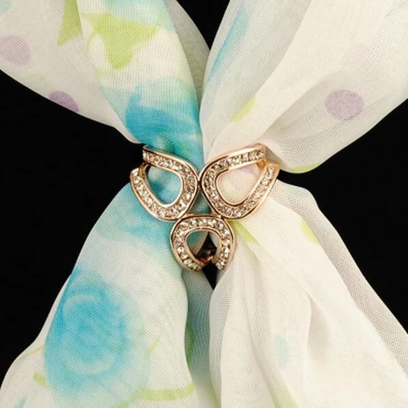 OneckOha модные рандомные зажимы искусственная петля шарф ювелирные изделия розовое