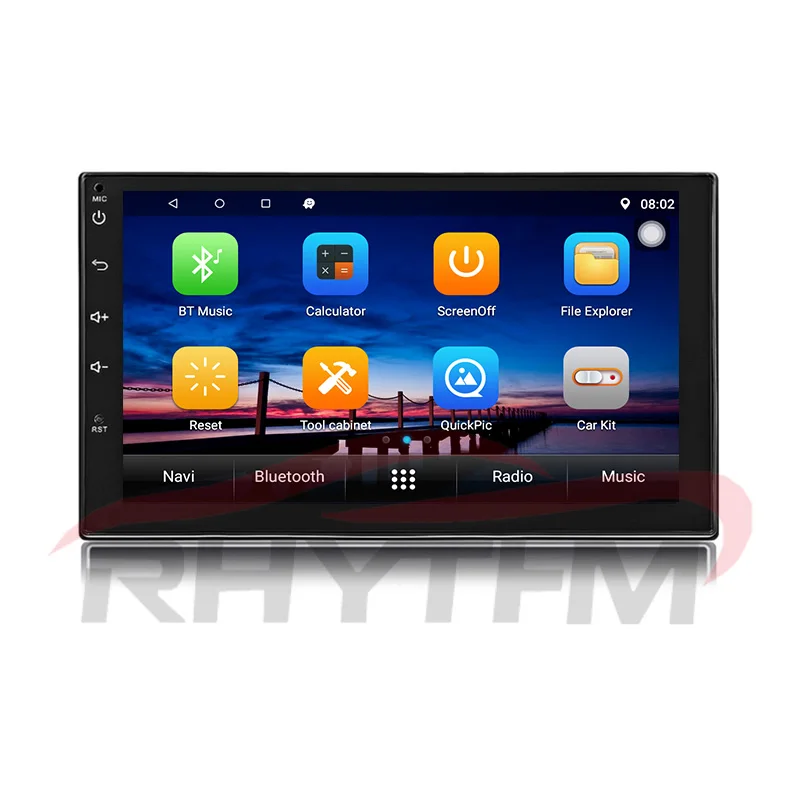 2019 Универсальный ISO 7 &quotAndroid 1 автомобильный dab радио 1080 P gps аудио 2DIN Стерео