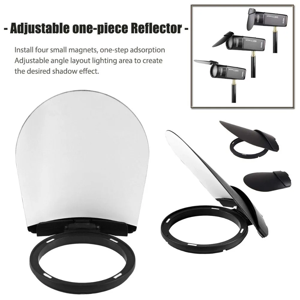 Godox AK R1 Карманный светильник для вспышки аксессуары H200R круглая головка AD200