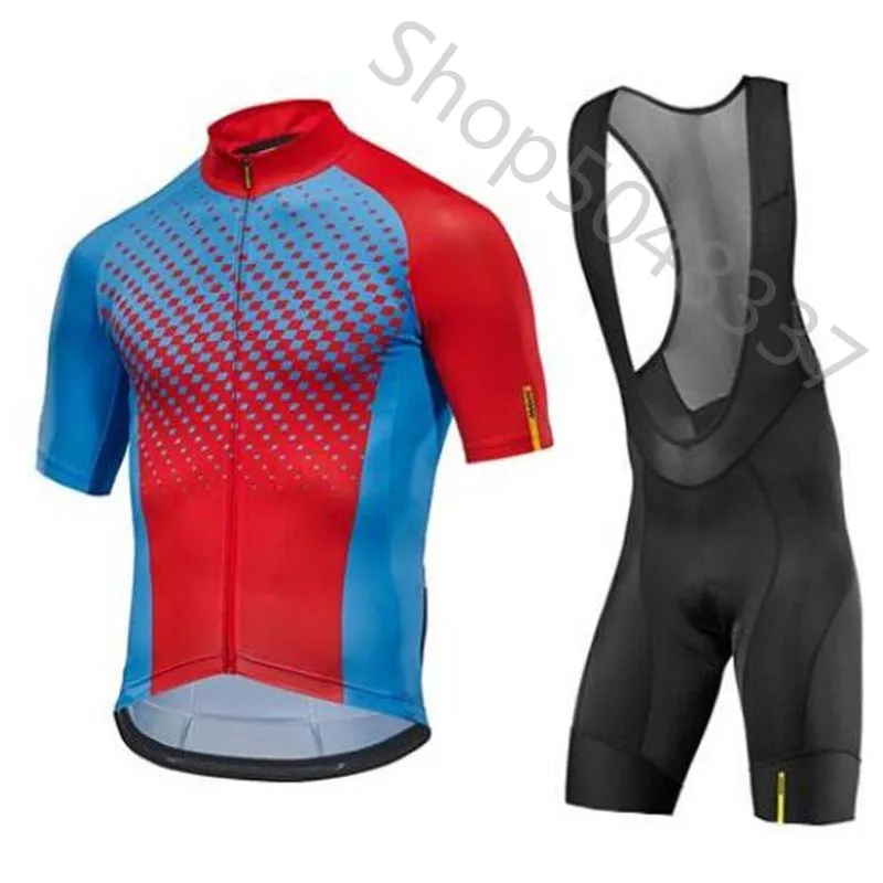 2019 Mavic Newest Cycling Clothing Bike Jersey Quick Dry Mens Bicycles Clothes Team T Shirts Gel Shorts Set |