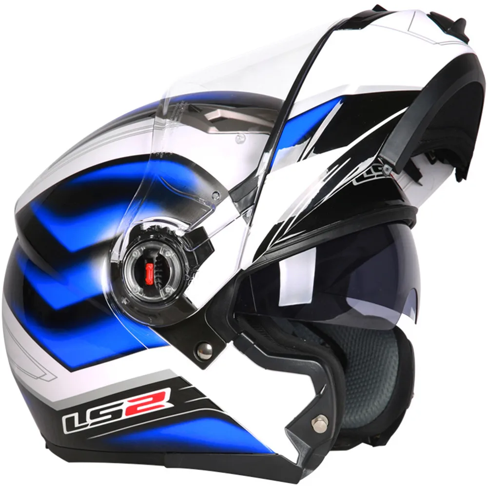 LS2 FF370 мотоциклетный Filp up модульный шлем с полным лицом для гонок Casco Moto Capacetes de