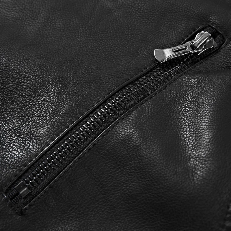 

2020 New Men leather jackets coats British classic casual motorcycle leather jacket chaqueta cuero hombre Plus Size L-5XL