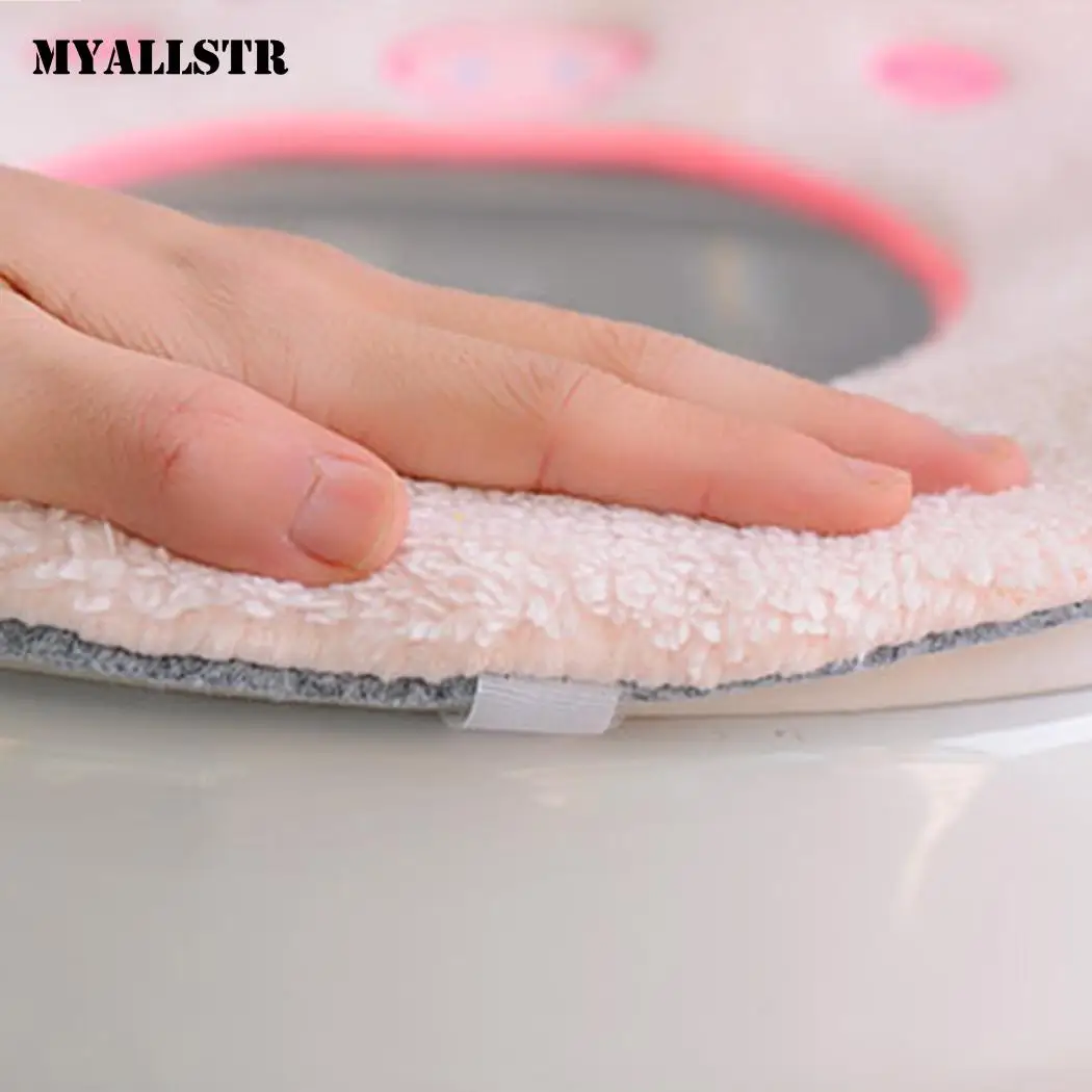 Мягкая подушка для сиденья туалет моющаяся грелка коврик унитаза крышка ванная