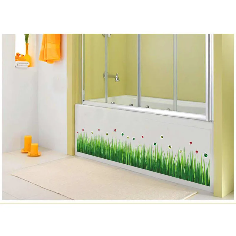 Изящные деревенские наклейки с цветком травы для украшения дома пасторальный