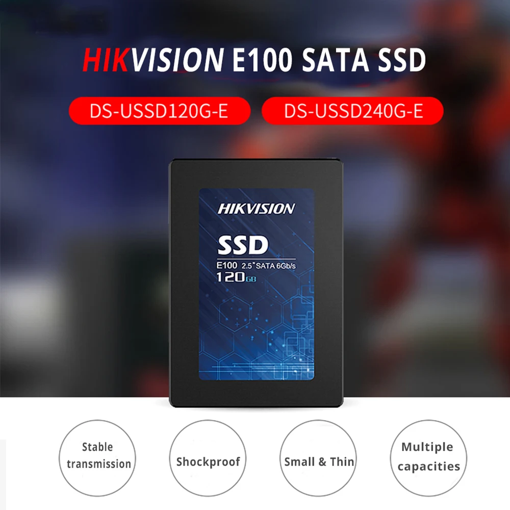 HIKVISION SSD SATA E100 128 ГБ 256 512 г 1 ТБ 1024 TLC 3D NAND super speed твердотельный жесткий диск HDD для