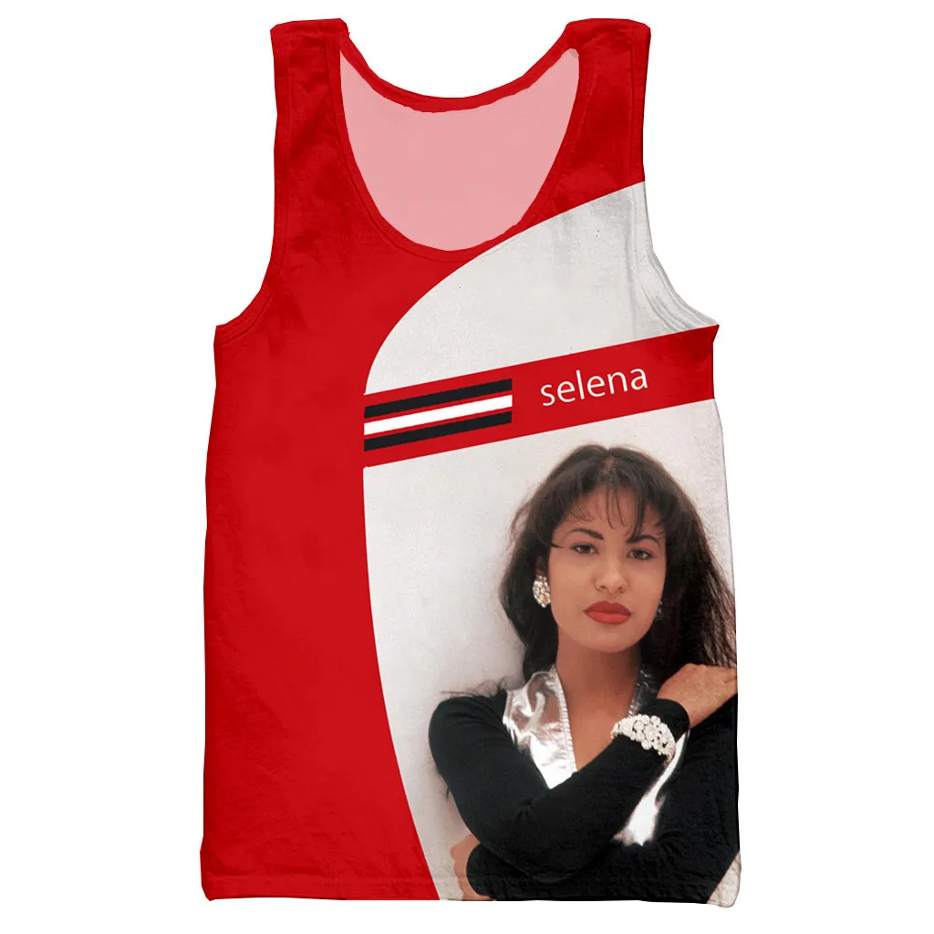 Новое поступление футболка в стиле хип хоп с 3D принтом selena quintanilla