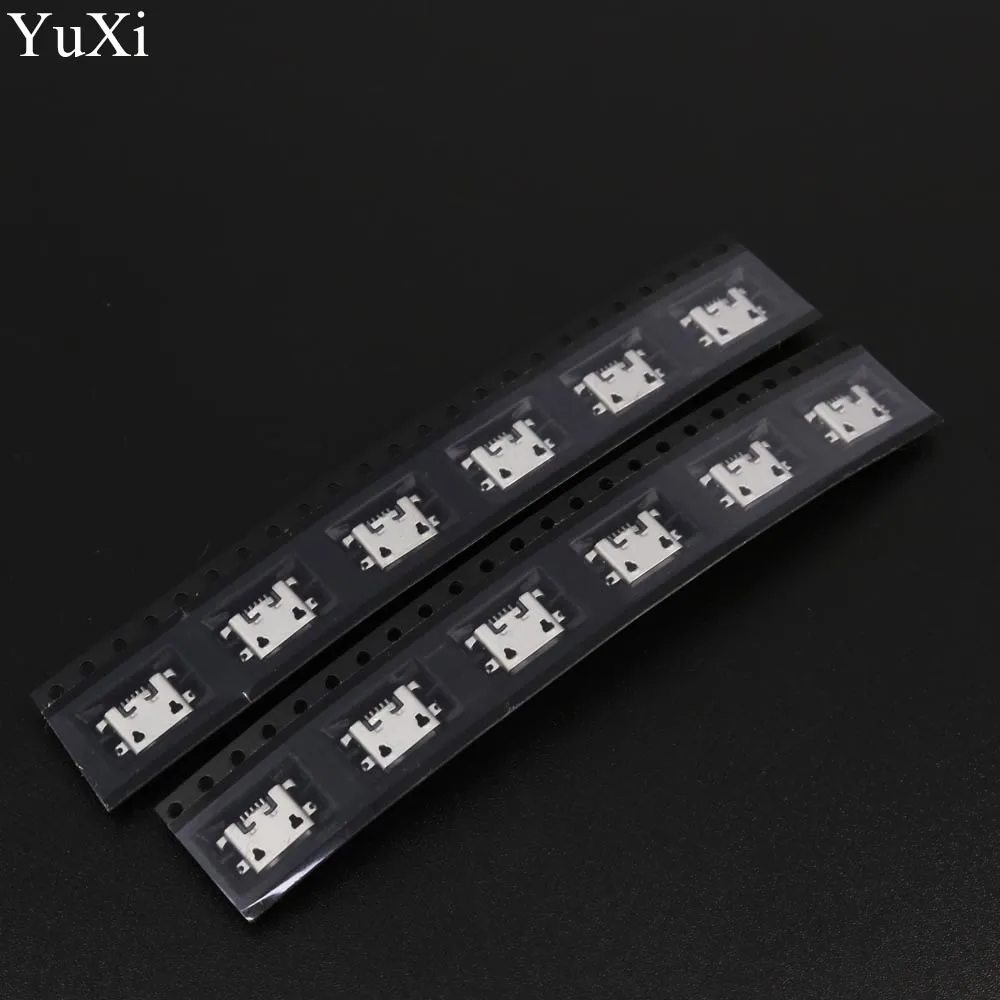 YuXi 100 шт. Micro USB разъем для зарядки мини-разъем док-разъем lenovo A798T A590 A808 A706T A670T S890 S820