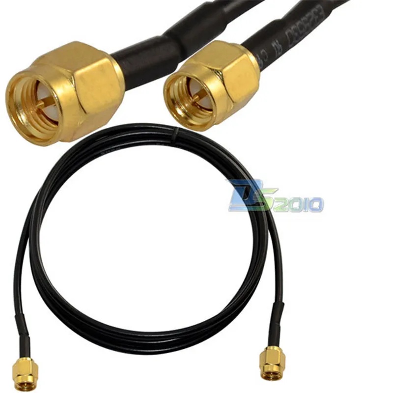 Высокое качество 3 фута 1 м SMA штекер Премиум соединительный кабель RF Coax Pigtail RG174